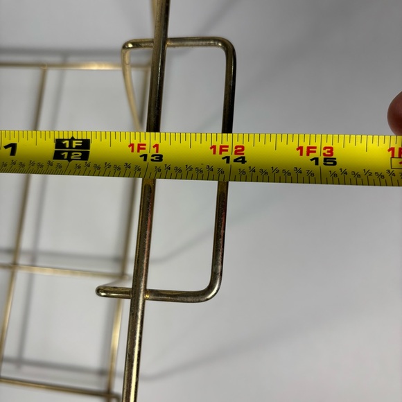Gold Metal Magazine Rack Album Rack - Picture 10 of 10